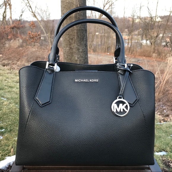 Michael Kors Handbags - Michael Kors Kimberly Leather EW Satchel Shoulder